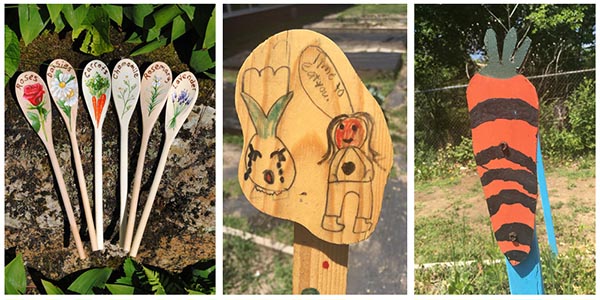 schoolyard garden markers