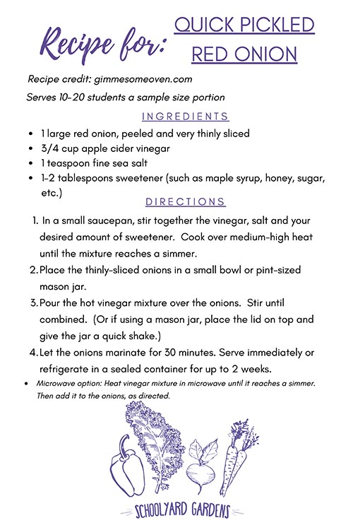SYG Onion Recipe Card